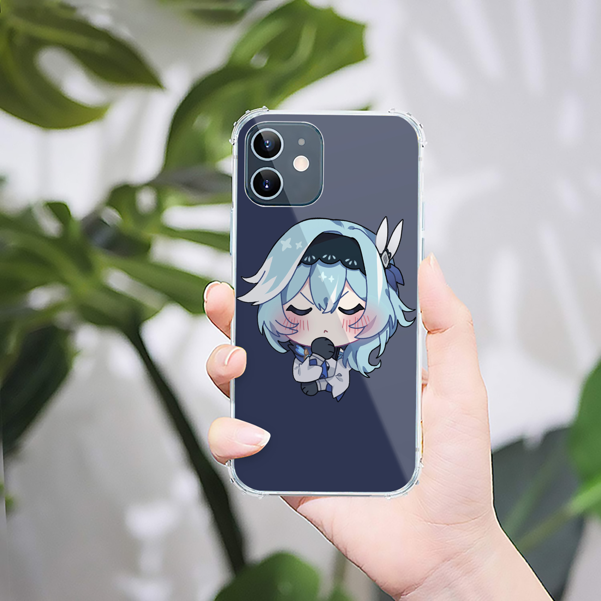げんし神 优菈 ゆうら genshin Yūra 【iPhone 12シリーズ対応】透明スマホケース（クリアソフトケース）